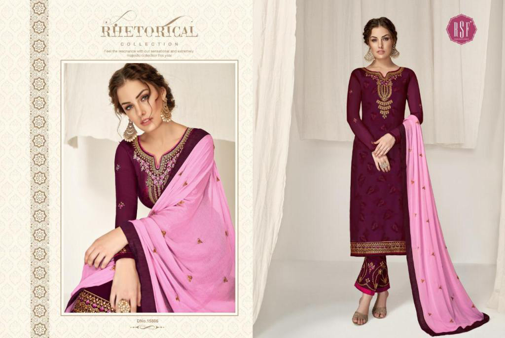 Rsf Rolex Vol 6 Georgette Long Suits Collection Rsf Rolex Vol 6 Georgette Long Suits Collection
